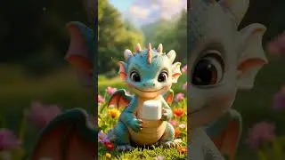 Tiny Baby Dragon Breathing Fire 🔥 | Cutest Dragon Ever!