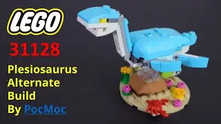 Lego - Plesiosaurus Whale Speed Build | MOC by PocMoc | 31128 Alternate Build