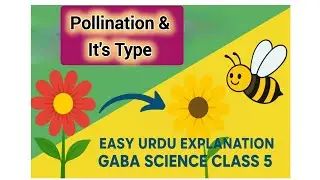 Pollination and Its Types  | Easy Urdu Explanation | Smart Science Academy