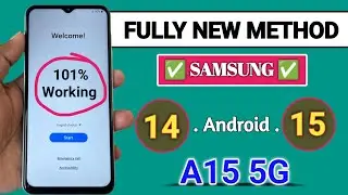 Samsung A15 5G FRP Bypass 2025 Without Pc Android 14 -Talkback Not Working | Samsung Frp Bypass 2025