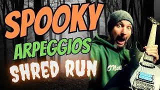 Жуткий арпеджио-шред! - #rapidlick57