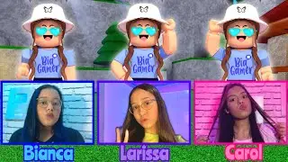 TRIGÊMEAS DE BIA GAMER NO MARRETÃO! 💙 (Facecam em Trio)