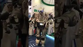 King of Bahrain Robot Bodyguard | Real Robot Titan In Dubai Freaking People #realrobot #titan