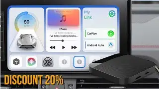 AuroraLink CarPlay Ai Box Apple Wireless CarPlay Wireless Android Auto Custom Interface Mobile Apps