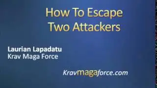 Defend against two attackers - Krav Maga Force