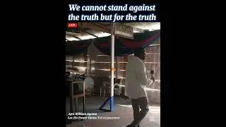 We cannot stand against the truth but for the truth