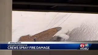 Work underway to restore fire damage at Caesar's Superdome