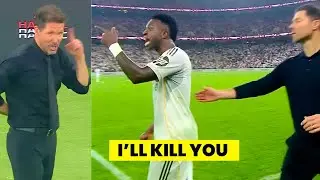 Vinicius Jr And Diego Simeone Heated Clash During Real Madrid vs Atletico Madird