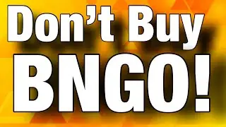 BNGO Stock! Don&rsquo;t Buy The Hype Here Is Why!