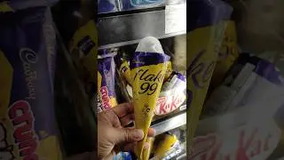 SATISFYING||FLAKE 99 Ice cream in CONE[CADBURRY] #shorts #icecream #trending #satisfying
