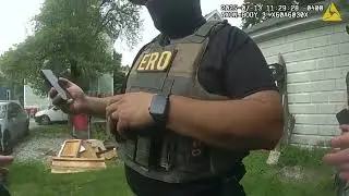 Bodycam footage of an ICE raid on an alleged fentanyl trafficker and MS-13 member.
