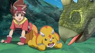 Dino Rey - Temporada 1 | Cap&iacute;tulo 8 - &iexcl;Surf de Dinosaurios! Batalla en la Playa [HD]