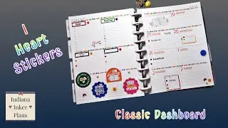 Plan With Me - Classic Dashboard Layout - I Heart Stickers