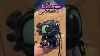 Orlando Universal Studios! Best! Popcorn Bucket! Toothless! #universalparks #food #shortsfeed