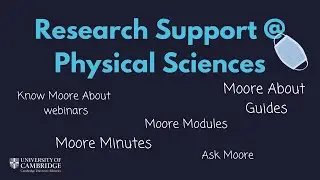 Research Support @ Physical Sciences