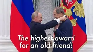 Putin presents Russia's state awards including to Foreign Minister Lavrov