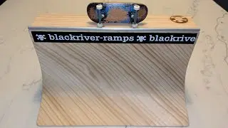 New FINGERBOARD Obstacle - Blackriver Wallride Vert Ramp