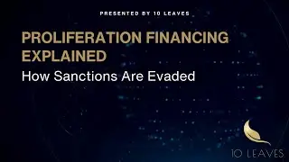 Proliferation Financing Explained: How Sanctions Are Evaded | Threat Landscape - 10 Leaves