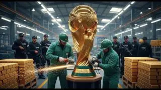 $20,000,000 Gold Trophy Manufacturing Process | World's Most Iconic Icon 🏆