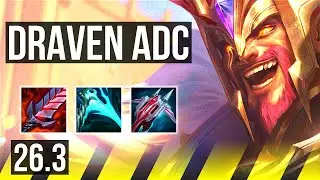 DRAVEN & Pyke vs VAYNE & Alistar (ADC) | Good KDA: 17/1/9, 51K damage | EUW Master | 26.3
