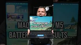 MacBook Pro M5 Battery Life Tested! How it Compares to M4, Windows! 🔋#computing