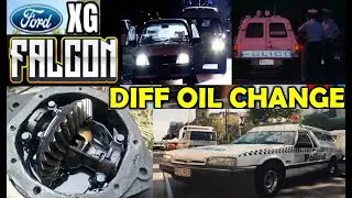 XG FORD DIFFERENTIAL OIL CHANGE, EX VICPOL DIVISIONAL VAN