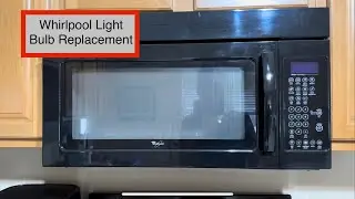 Replacing Whirlpool Microwave Surface Light Bulb with LED Lamp WMH2175XVB -2 tutorial instructions