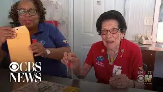 101-year-old woman still works as a greeter at Texas State Fair