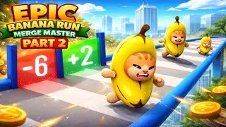 Epic Banana Run: Merge Master Part 2 – Lari Makin Gila, Merge Makin OP! | Merge Zone ID