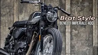BENELLI IMPERIALE 400 “Brat” build | by K-SPEED | Diablo Custom Works