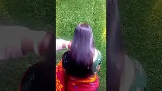 Burgundy Hair Colour Final Look #youtube #youtubeshorts #short #reel #viral #trending