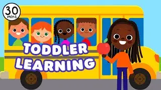 Learn Numbers, Letters and Sounds, Colors, and Farm Animals | Learning Videos for Toddlers