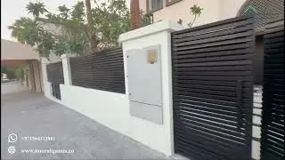 Aluminium Fence , Jumeirah Park, Dubai | NOOR AL QUSAIS