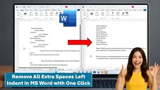 How to Remove All Extra Spaces Left Indent in MS Word with One Click  Easy Fix