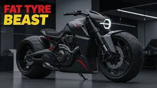 Dark Phantom 2026 😱 | Fat Tyre Future Motorcycle Standing in Showroom