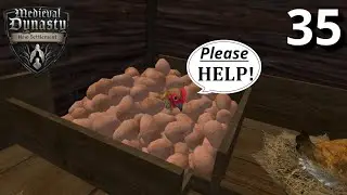 Medieval Dynasty New Settlement VR: PART 35 (Virtual Farming is AMAZING) FULL PLAYTHROUGH on QUEST 3