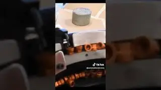 Orienting copper parts with a vibratory feeder bowl #automation
