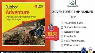 Tour & Travel | Adventure Camp Banner (TT005) | Codecanyon Scripts and Snippets