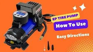 ✨ EP AUTO Tire Air Pump  - How To Fill Your Tires ✨