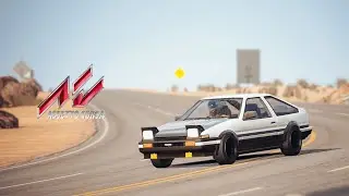 [PS4 Pro] Assetto Corsa | Toyota AE86 Tuned @ Black Cat County short | Onboard + Replay