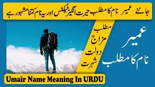 Umair Name Meaning in Urdu | Umair Naam Ka Matlab | Modern Islamic Names