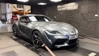 Whifbitz Toyota GR Supra A90 axle back exhaust dyno run!