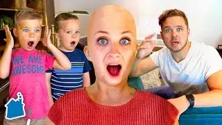 SHAVING MY HEAD BALD PRANK ON FAMILY!! 😱