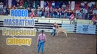 Rodeo Masbate&ntilde;o propesional category, #rodeofestival2023