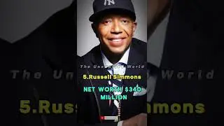 Top 10 Richest Rappers in the World 2024🤑 #top10 #theunexploreworld