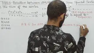 19 Problems of Jee Mains Advance of Sequence&Series|Topic6-Relation between AM,GM,HM&Special Series|