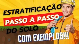 Estratificação do solo em duas camadas com exemplo passo a passo.
