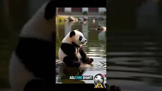 Baby panda 🐼 ka dabang chaal 😎 #panda #funny #cute #viral