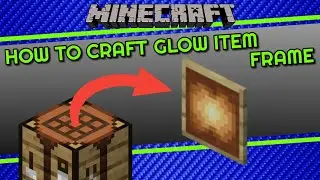 Как создать светящуюся рамку для предметов в Minecraft
