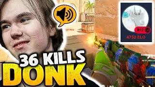 Donk 36 Kills TOP 12 Faceit Already! STOP Him CS2